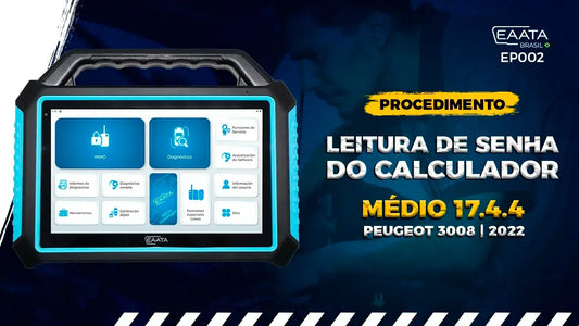 360PRO - Programação OBD -  Peugeot 3008, 2022 - Leitura de senha do calculador