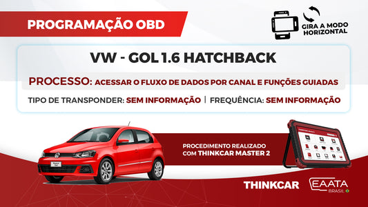 Como acessar o fluxo de dados VW por canal e pelas funções guiadas
