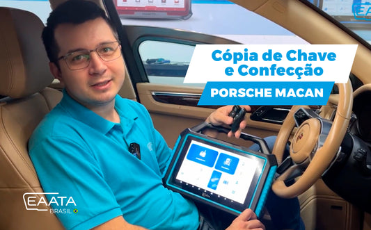 360PRO - Programação OBD -  Porsche Macan, 2015 - Cópia de chave e confecção