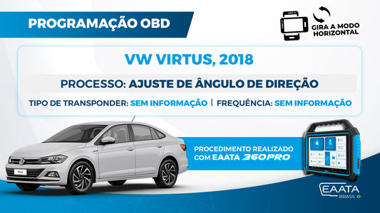 360PRO - Programação OBD -  Volkswagen Virtus, 2018 - Diagnóstico
