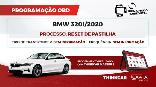 Thinktool Master 2 - Programação OBD -  BMW 320I, 2020 - Diagnóstico