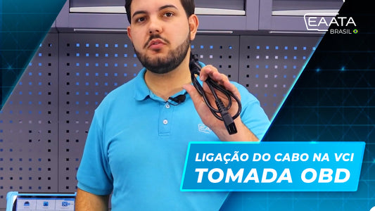 EAATA 90 - Procedimento - Ligação do cabo na VCI para a tomada OBD