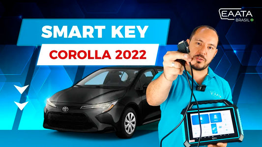 360PRO - Programação OBD -  Toyota Corolla, 2022 - Confecção de chave